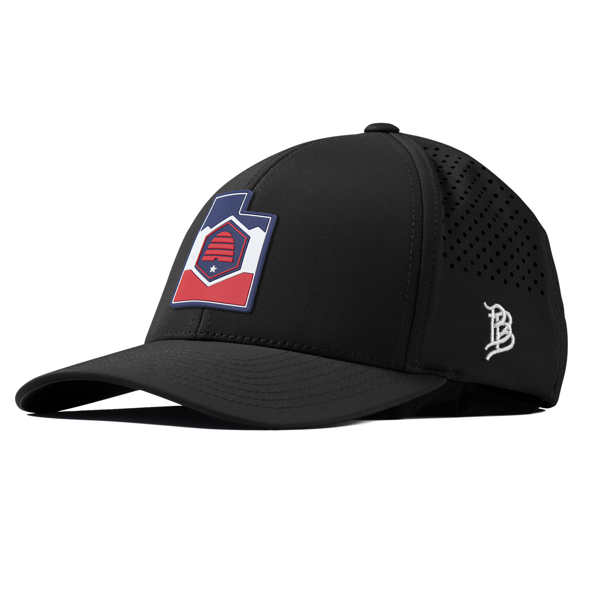 Utah Patriot Series Curved Performance Black