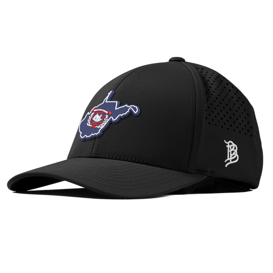 West Virginia Patriot Series Curved Performance Black