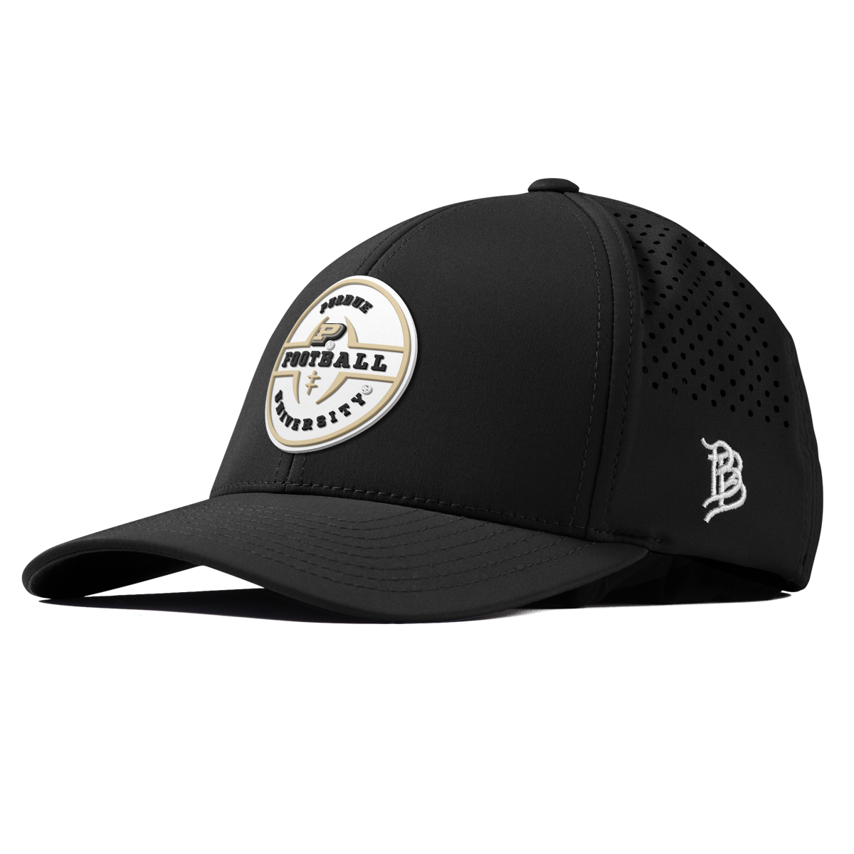 Purdue University "Purdue Football Legacy" Curved Performance Black
