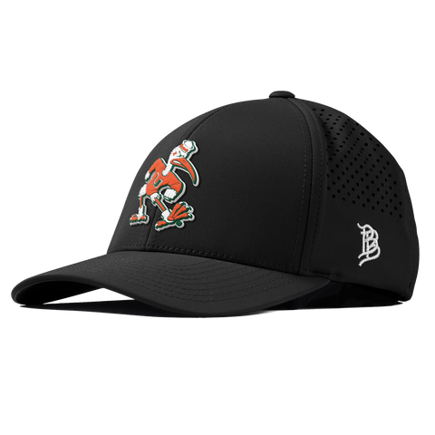 University of Miami "Sebastian the Ibis" Curved Performance Black