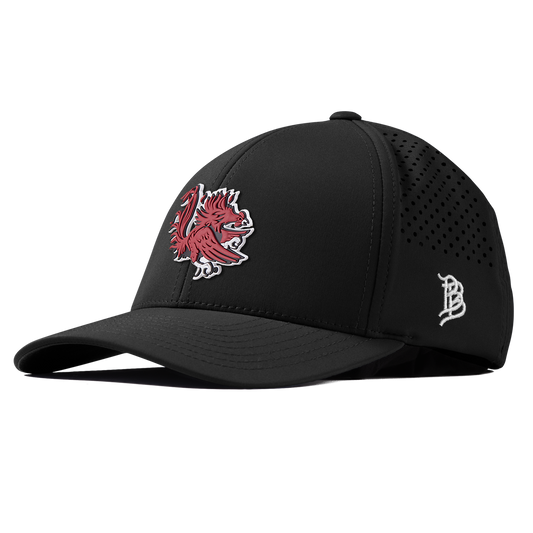 University of South Carolina "Sir Big Spur Logo" Curved Performance Black