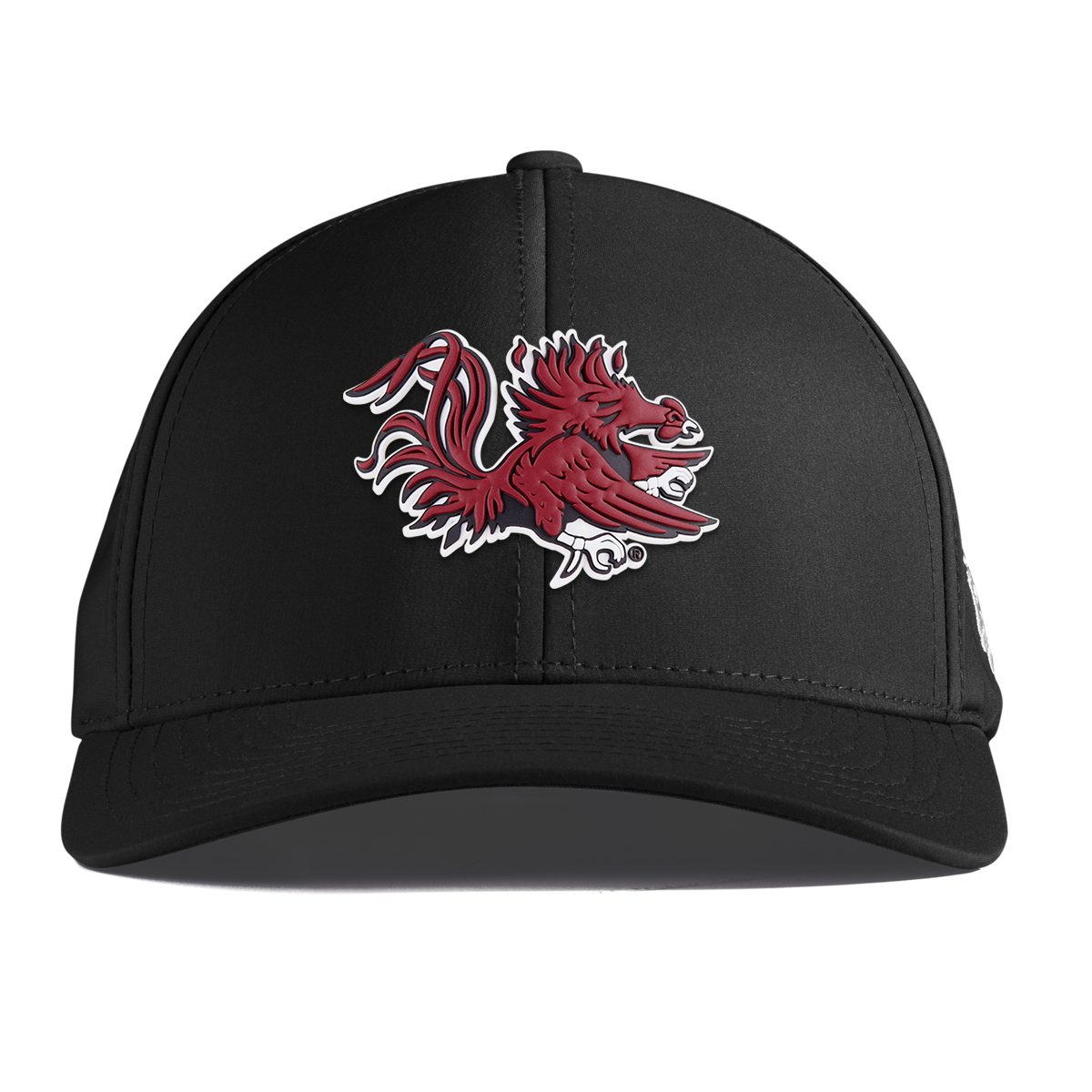 University of South Carolina "Sir Big Spur Logo" Curved Performance Black
