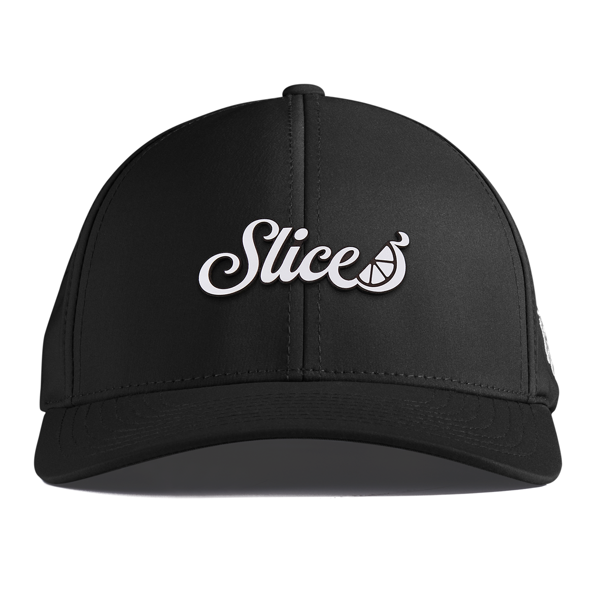 Sliced Script Curved Performance Black
