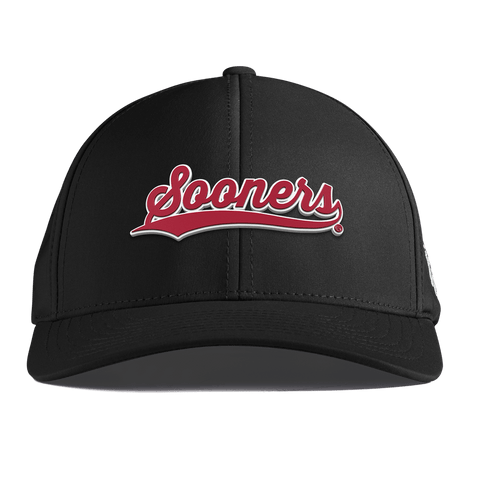 University of Oklahoma "Sooners Script" Curved Performance Black