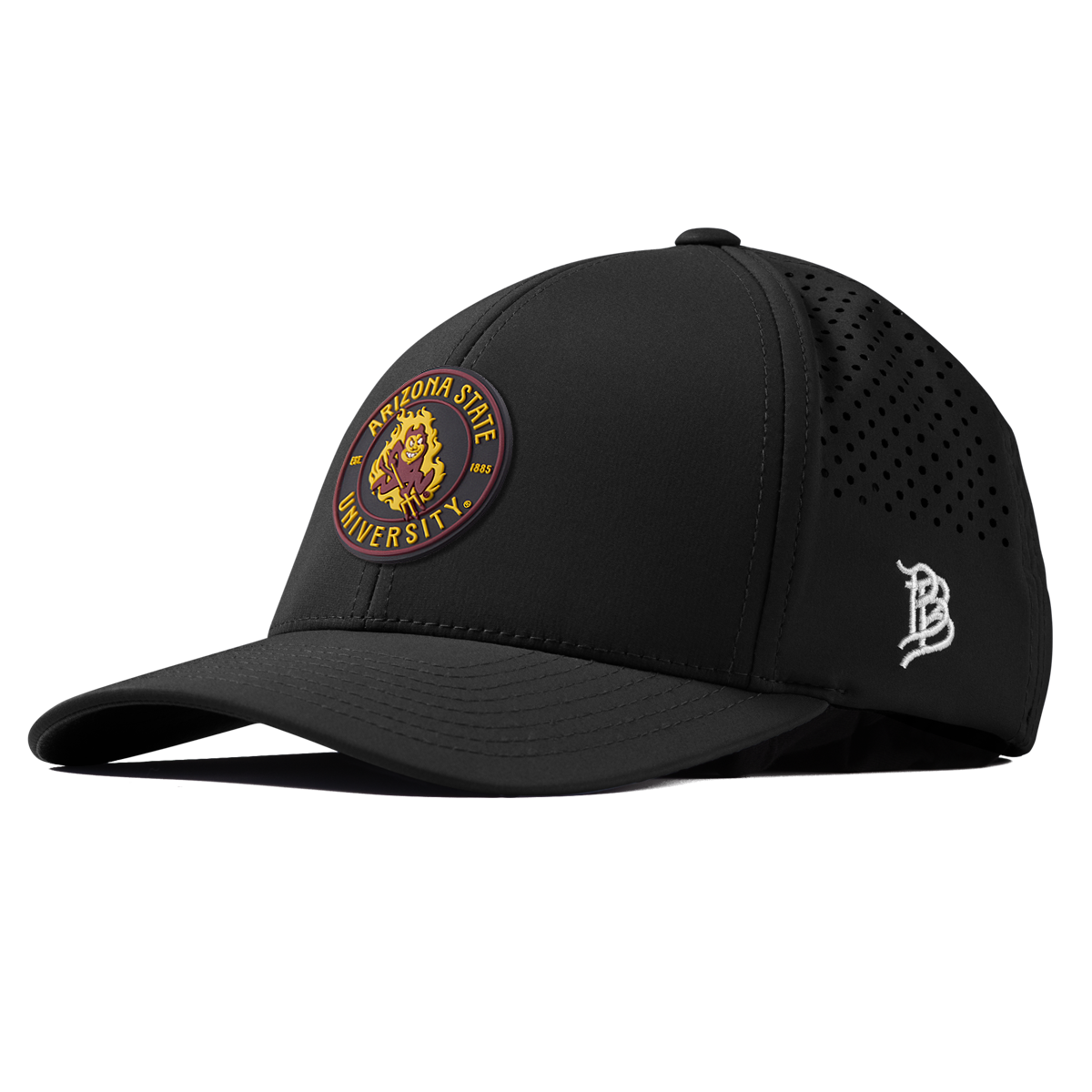 Arizona State University "Sparky's Legacy Dark" Curved Performance Black 