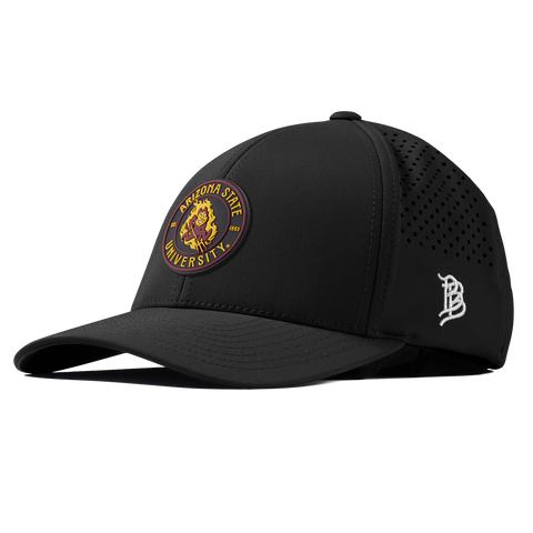 Arizona State University "Sparky's Legacy Dark" Curved Performance Black 