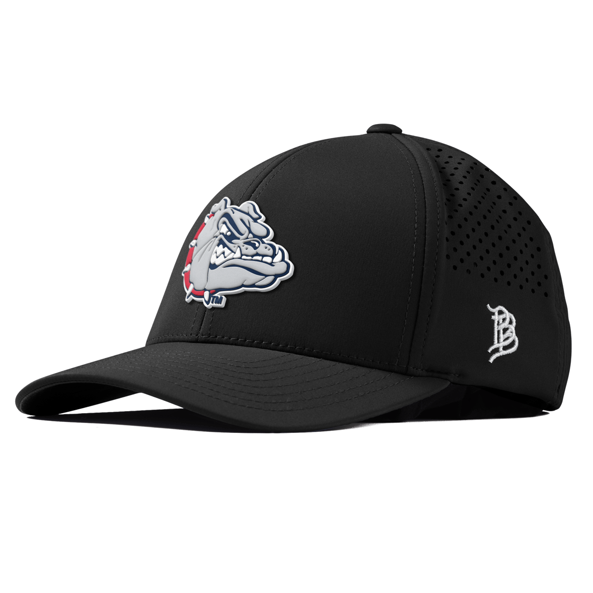 Gonzaga University "Spike The Bulldog" Curved Performance Black
