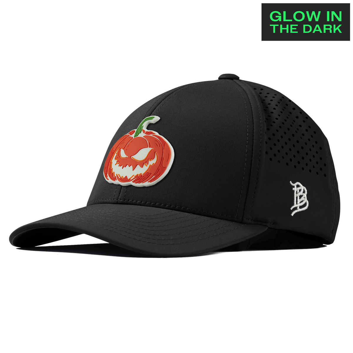 Jack-O-Lantern Glow Curved Performance Black