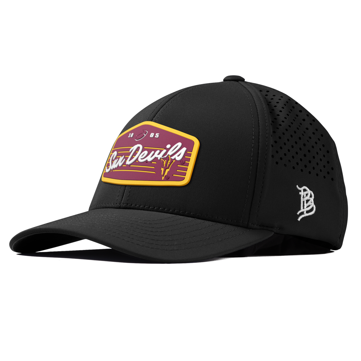 Arizona State University "Sun Devils Football" Curved Performance Black