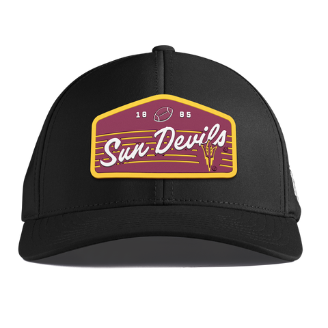 Arizona State University "Sun Devils Football" Curved Performance Black