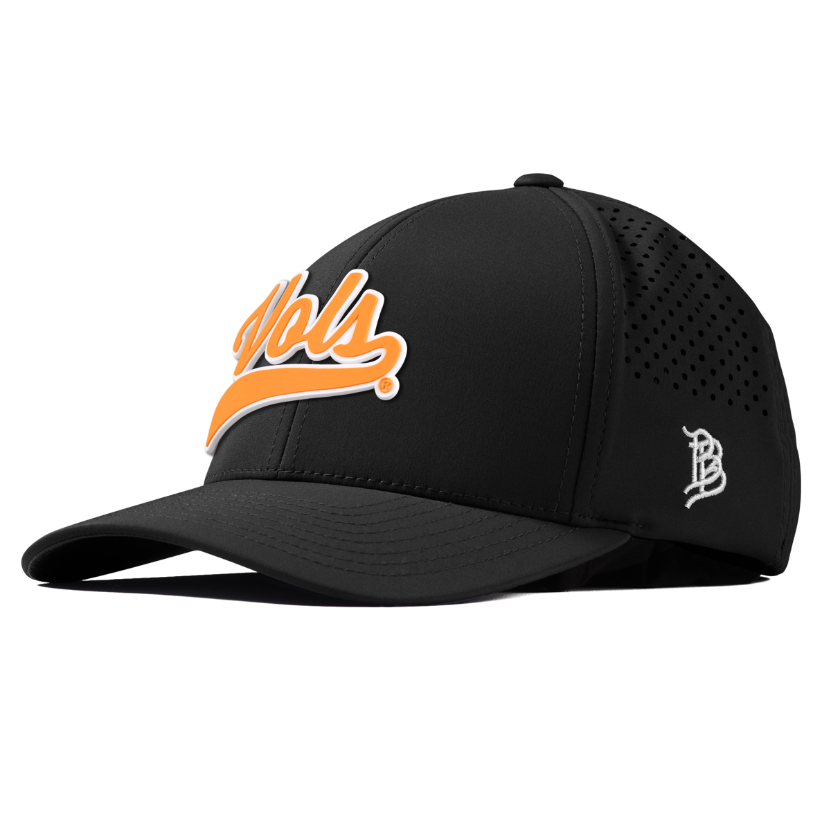 University of Tennessee "Tennessee Vols Script" Curved Performance Black