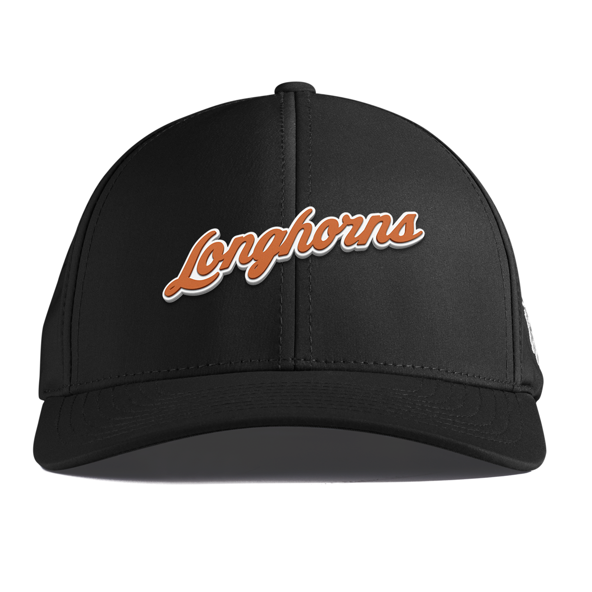 University of Texas "Texas Longhorn Script" Curved Performance Black