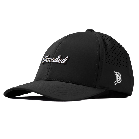 Threaded Script Curved Performance Black