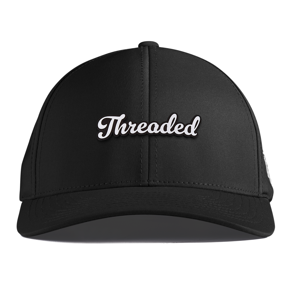 Threaded Script Curved Performance Black