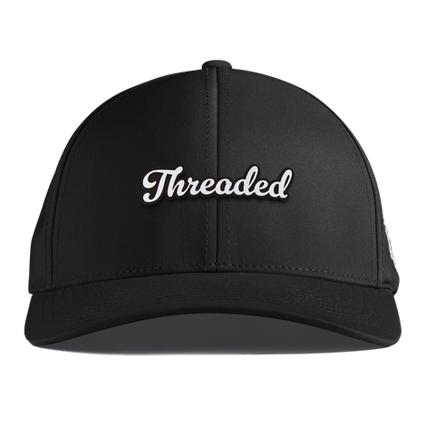 Threaded Script Curved Performance Black