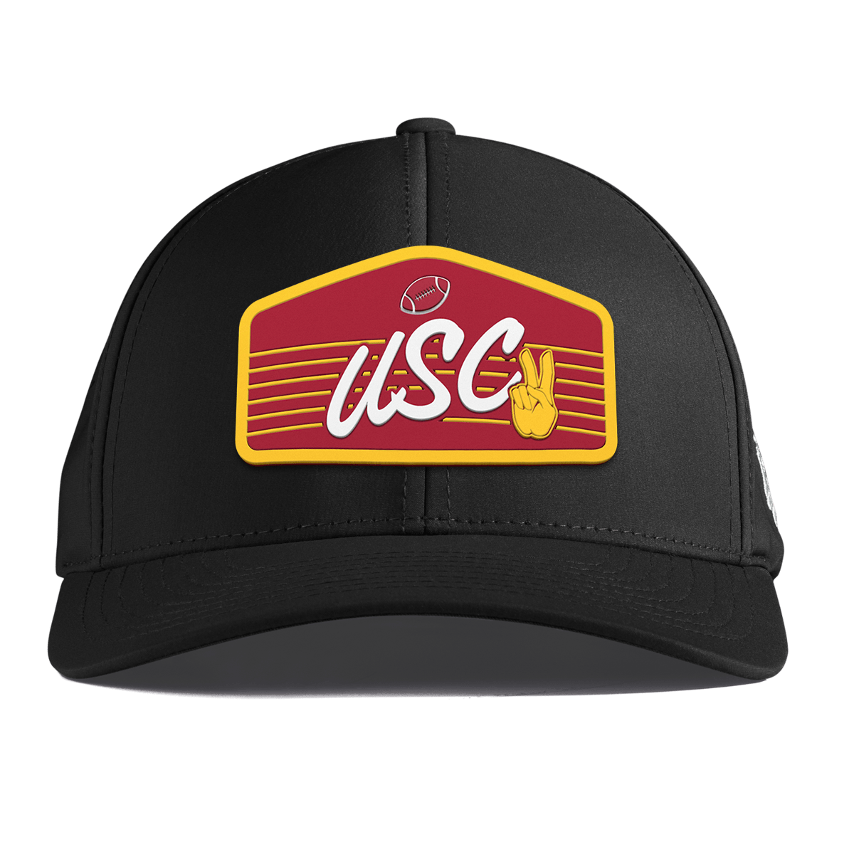 University of Southern California "Trojans Football" Curved Performance Black