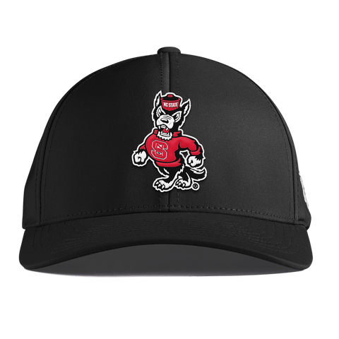 North Carolina State "Tuffy The Wolf" Curved Performance Black