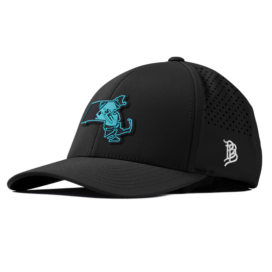 Massachusetts Turquoise Curved Performance Black