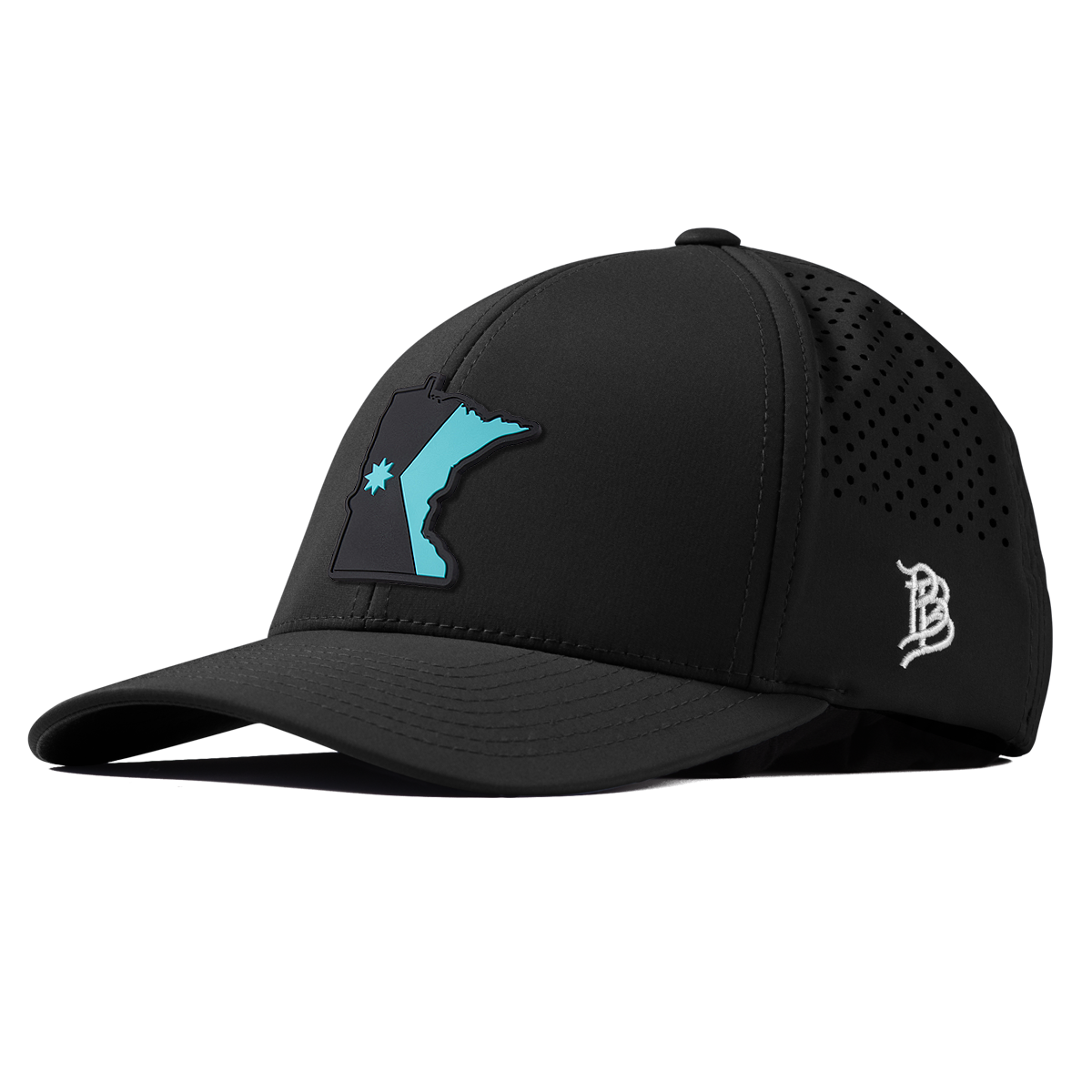 Minnesota Turquoise Curved Performance Black