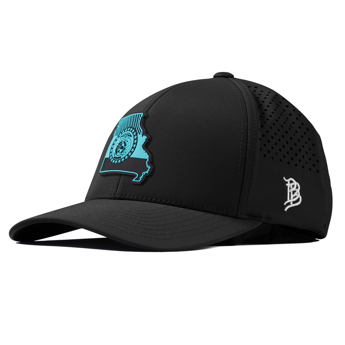 Missouri Turquoise Curved Performance Black