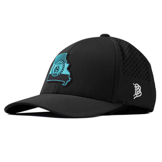 Missouri Turquoise Curved Performance Black