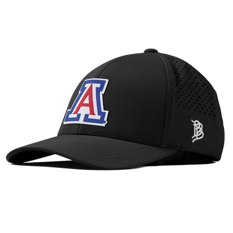 University of Arizona "Arizona Block" Curved Performance Black Gray