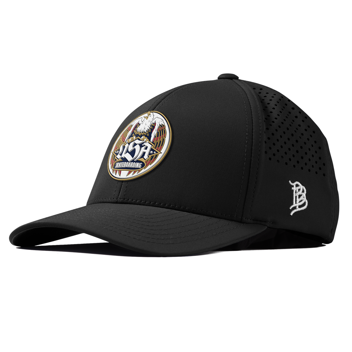 USA Skateboarding Eagle Curved Performance Black 