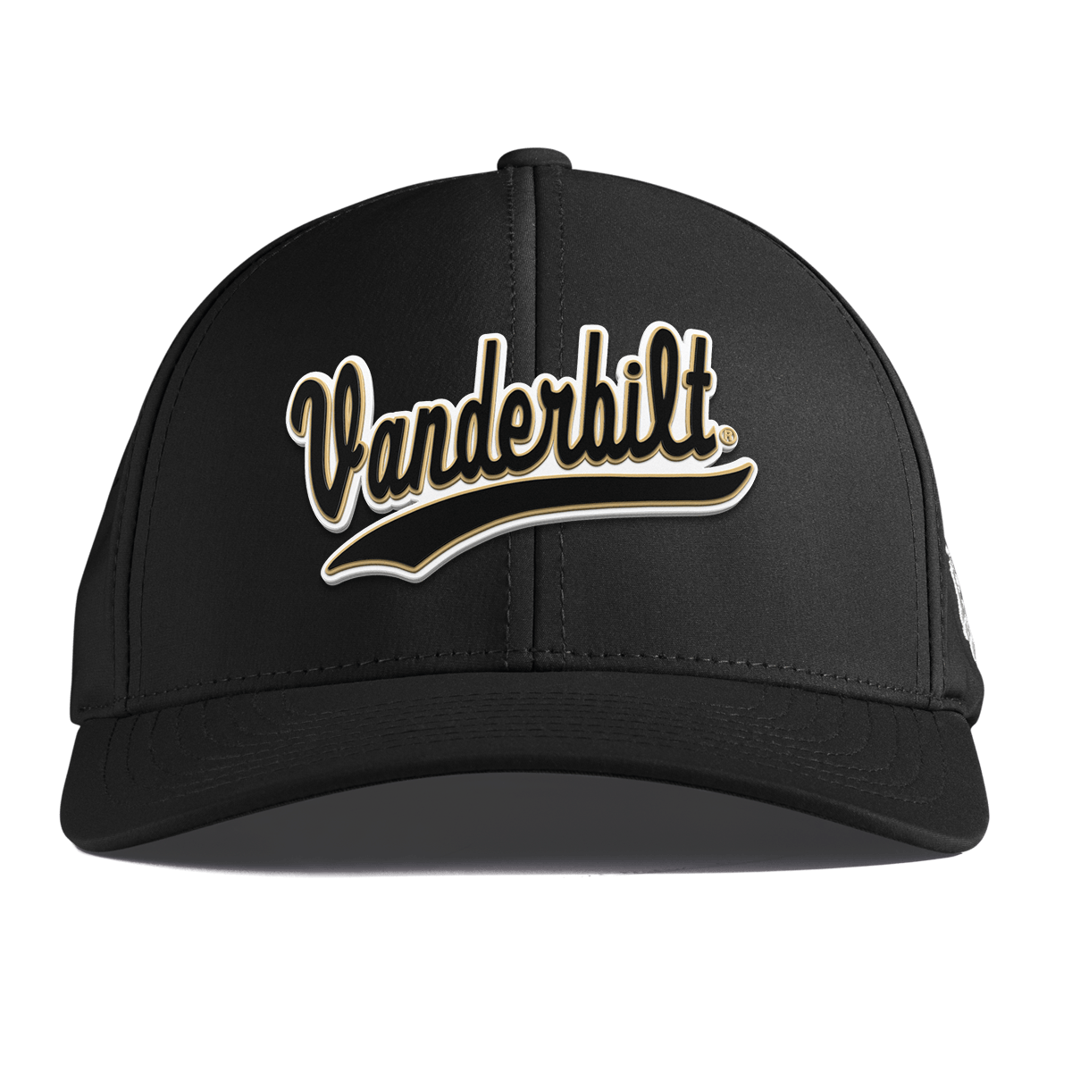 Vanderbilt University "Vanderbilt Script" Curved Performance Black 