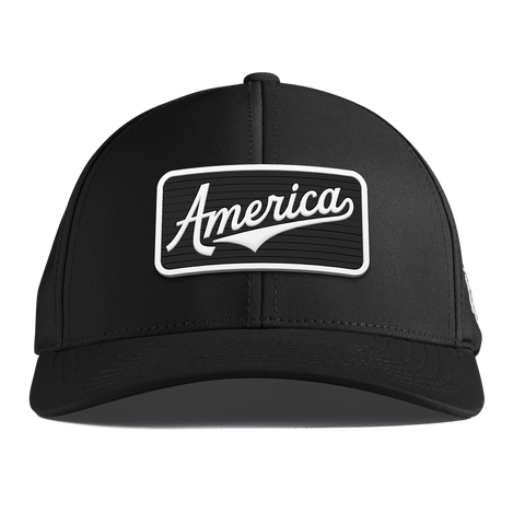Vintage America Badge Curved Performance Black