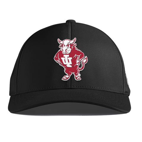 Indiana University "Vintage Bison" Curved Performance Black