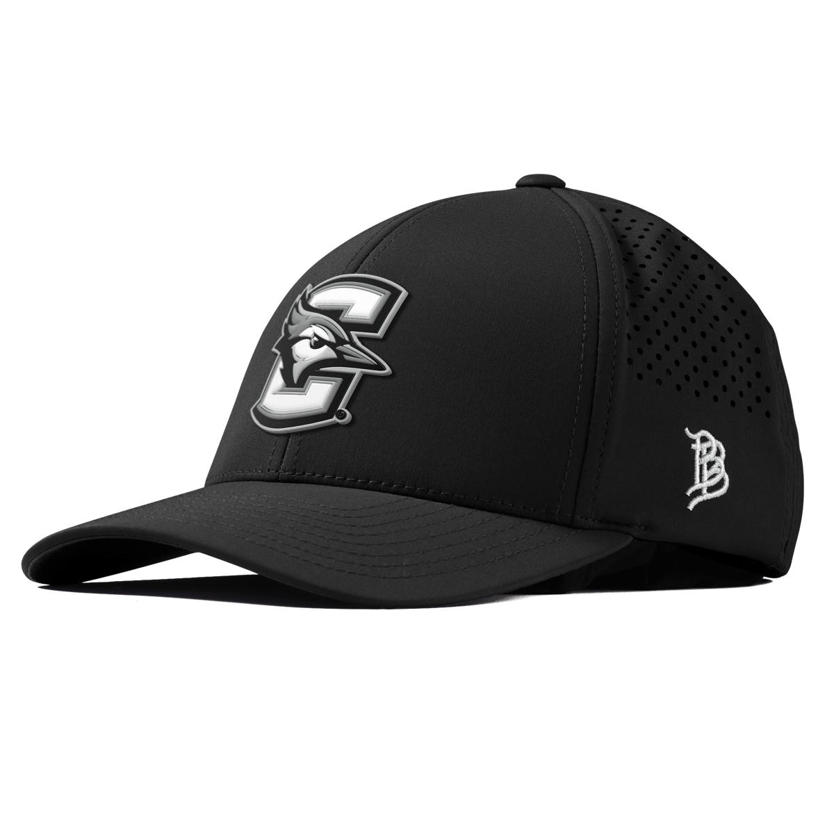 Creighton University "Vintage Creighton Block" Curved Performance Black