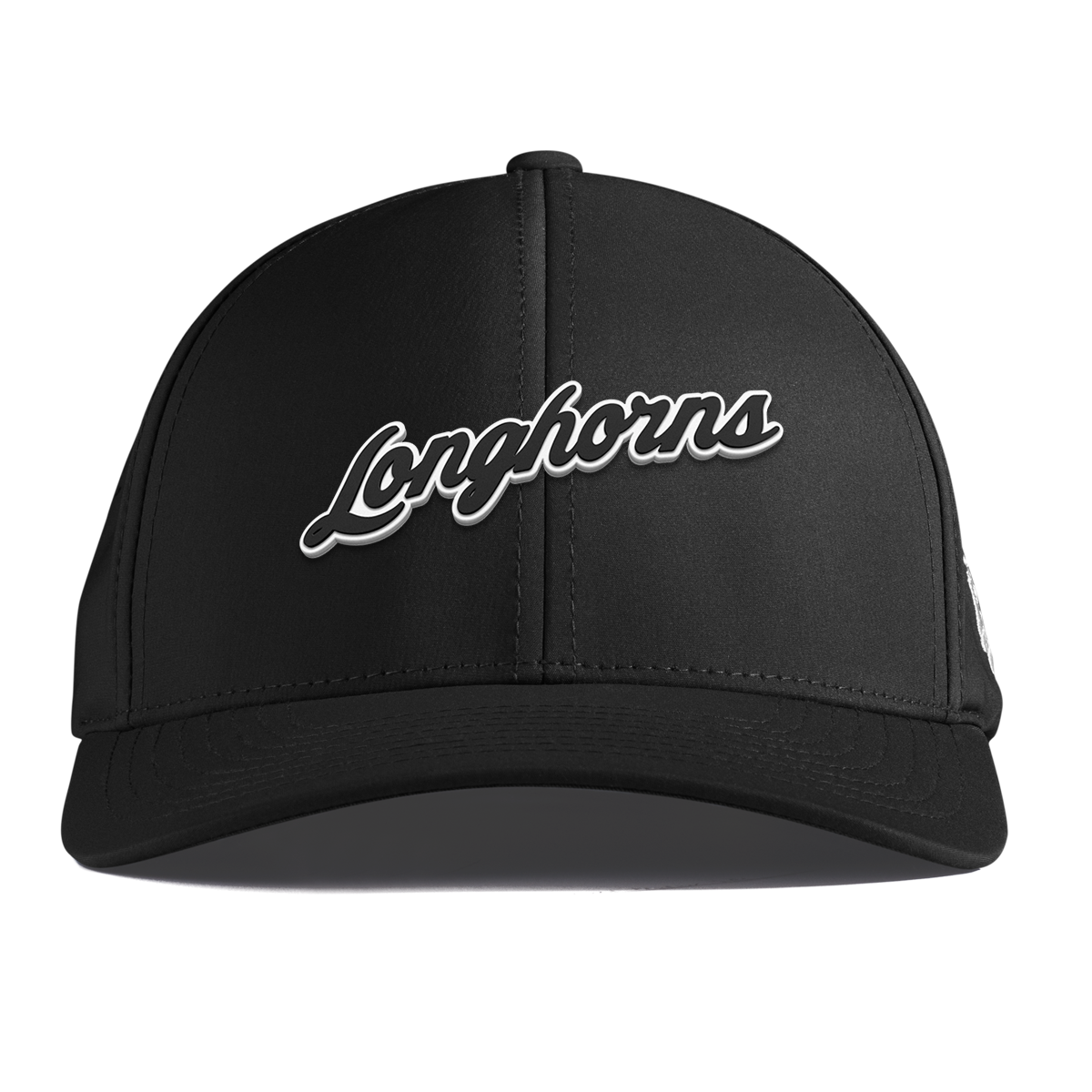 University of Texas "Vintage Texas Longhorn Script" Curved Performance Black