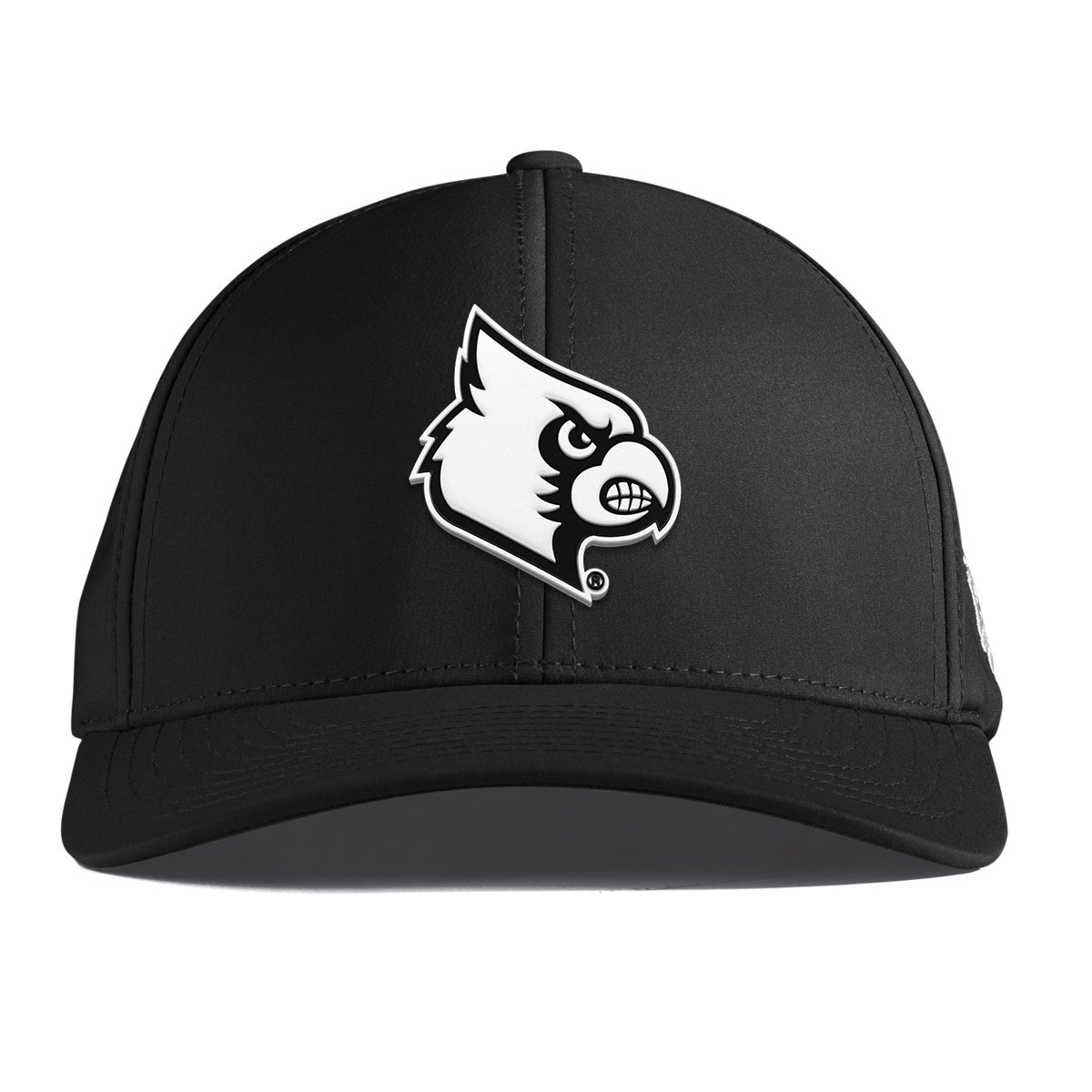 University of Louisville "Vintage Louisville Team Logo" Curved Performance Black