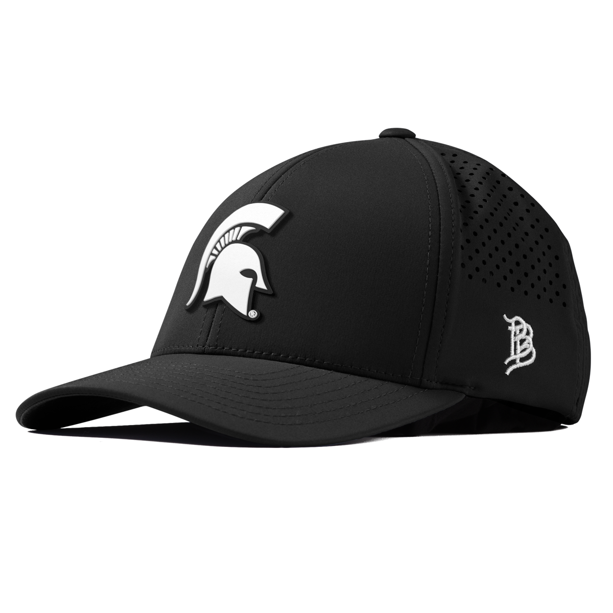 Michigan State University "Vintage MSU Team Logo" Curved Performance Black