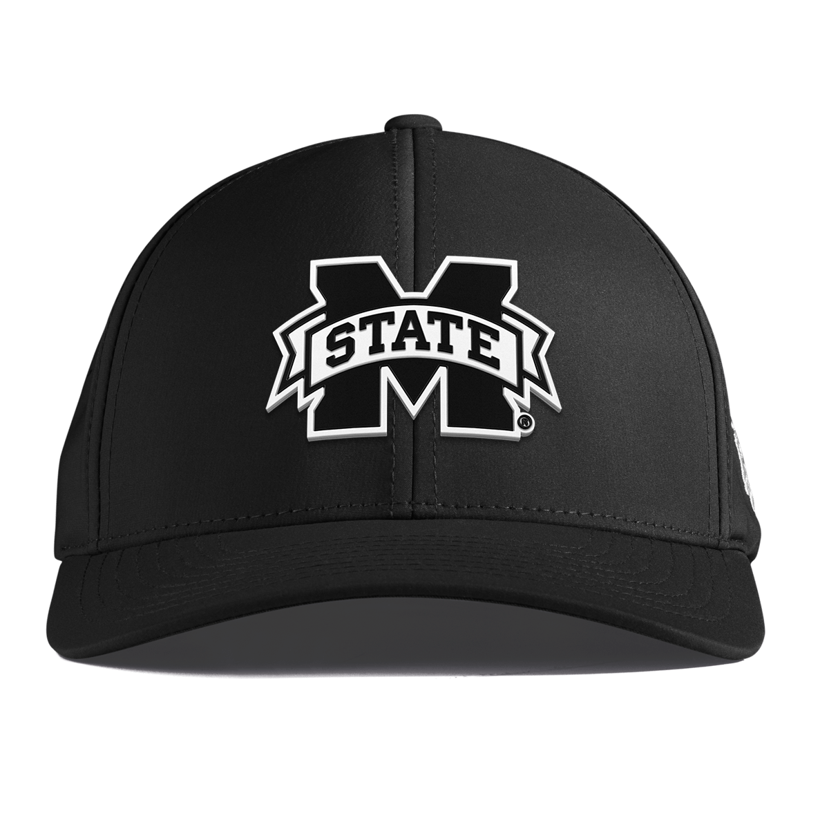 Mississippi State University "Vintage Miss State Team Logo" Curved Performance Black Vintage