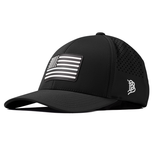 Vintage Old Glory Curved Performance Black