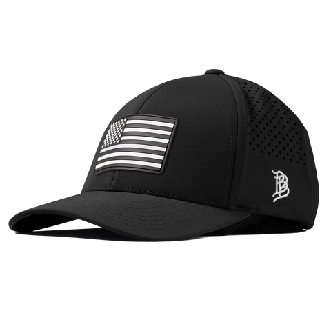 Vintage Old Glory Curved Performance Black