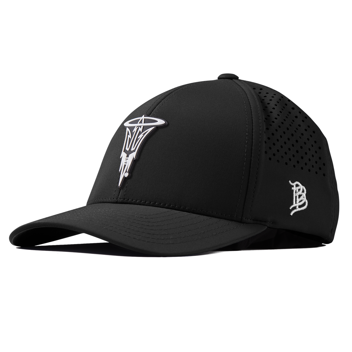 Arizona State University Vintage Sun Angel Pitchfork Curved Performance Black