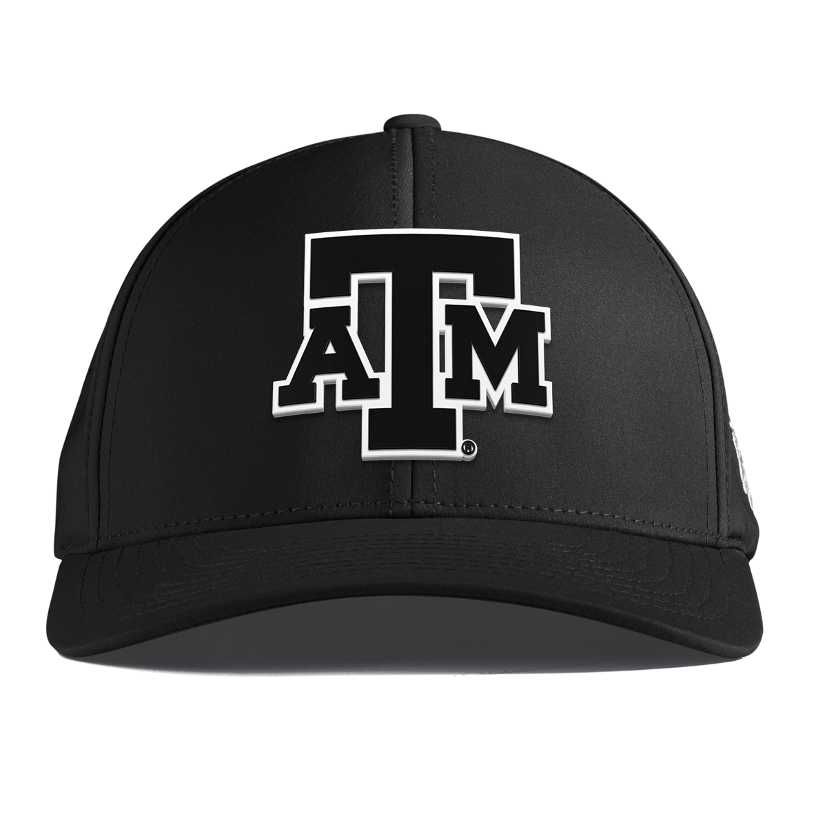 Texas A&M University "Vintage Texas A&M Block" Curved Performance Black
