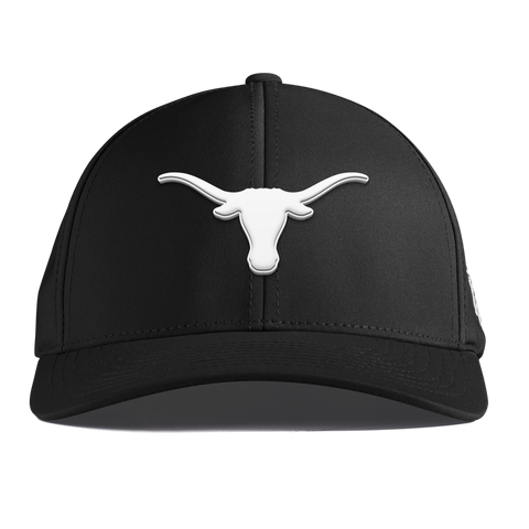 University of Texas "Vintage Texas Longhorn" Curved Performance Black