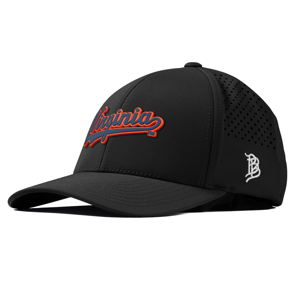 University of Virginia "Virginia Script" Curved Performance Black