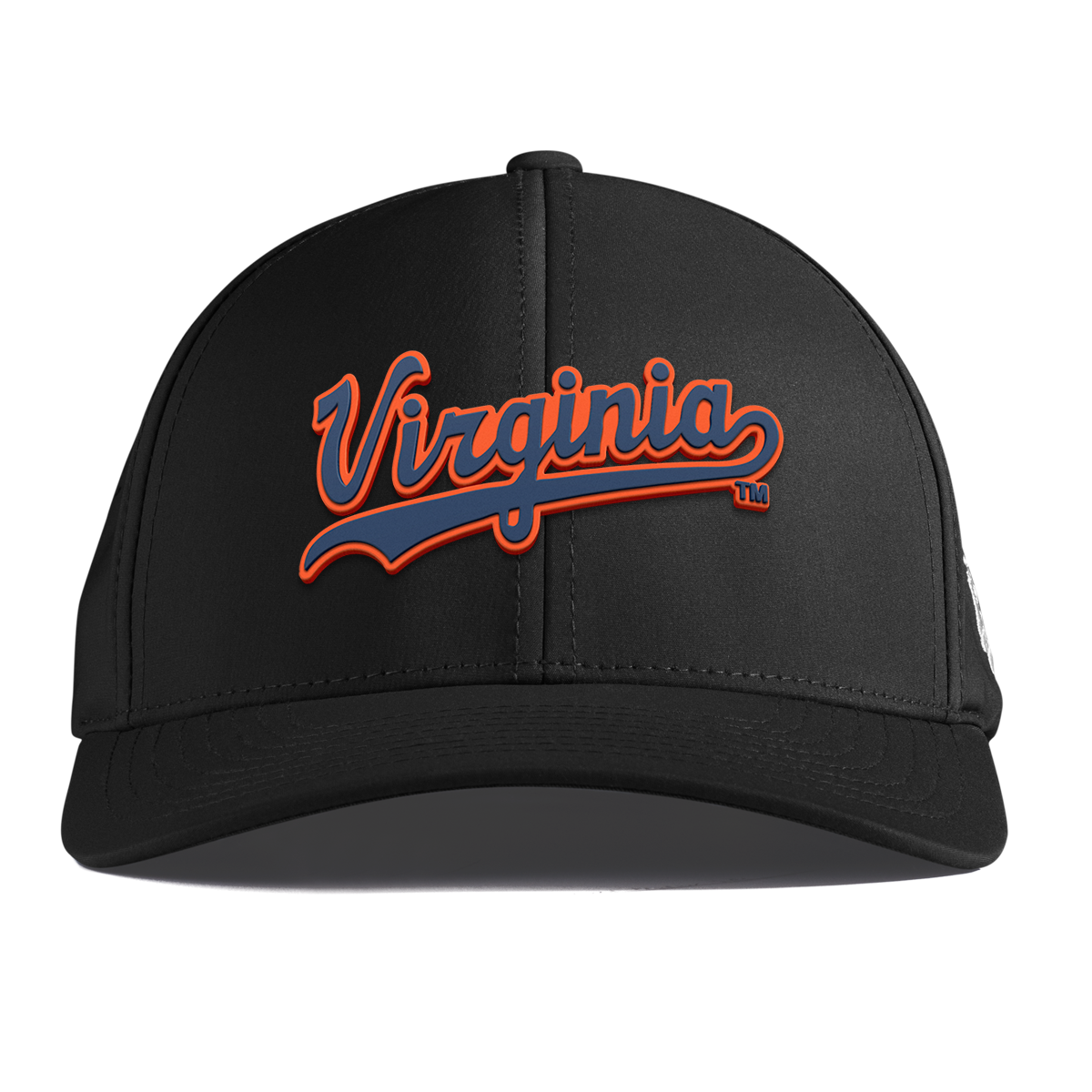 University of Virginia "Virginia Script" Curved Performance Black
