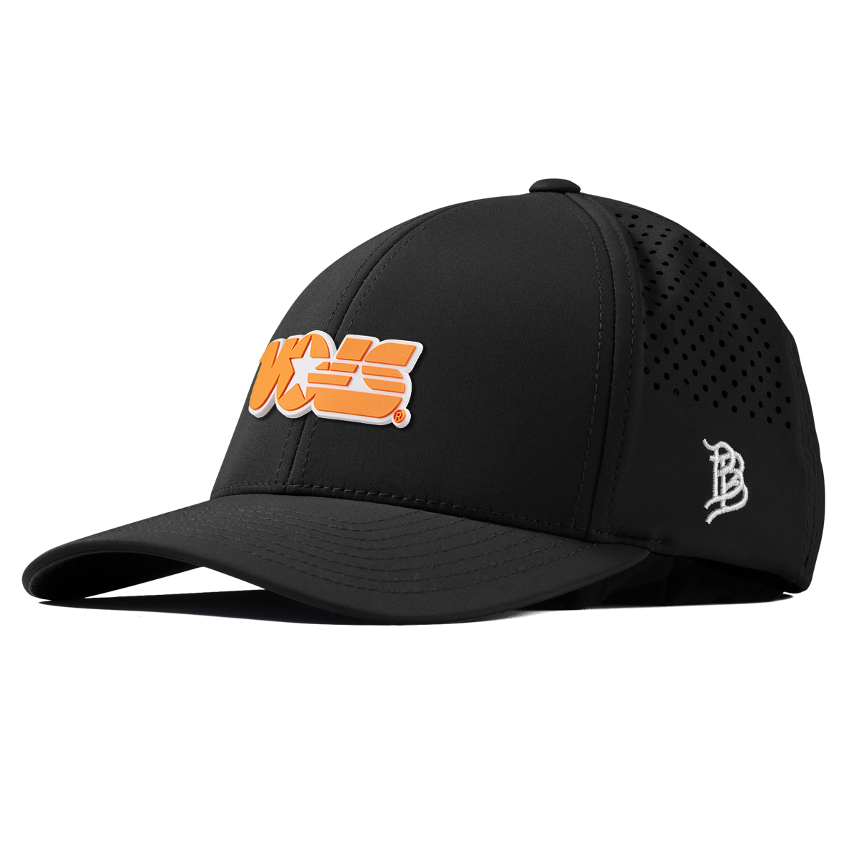 University of Tennessee "Tennessee Vols Block" Curved Performance Black