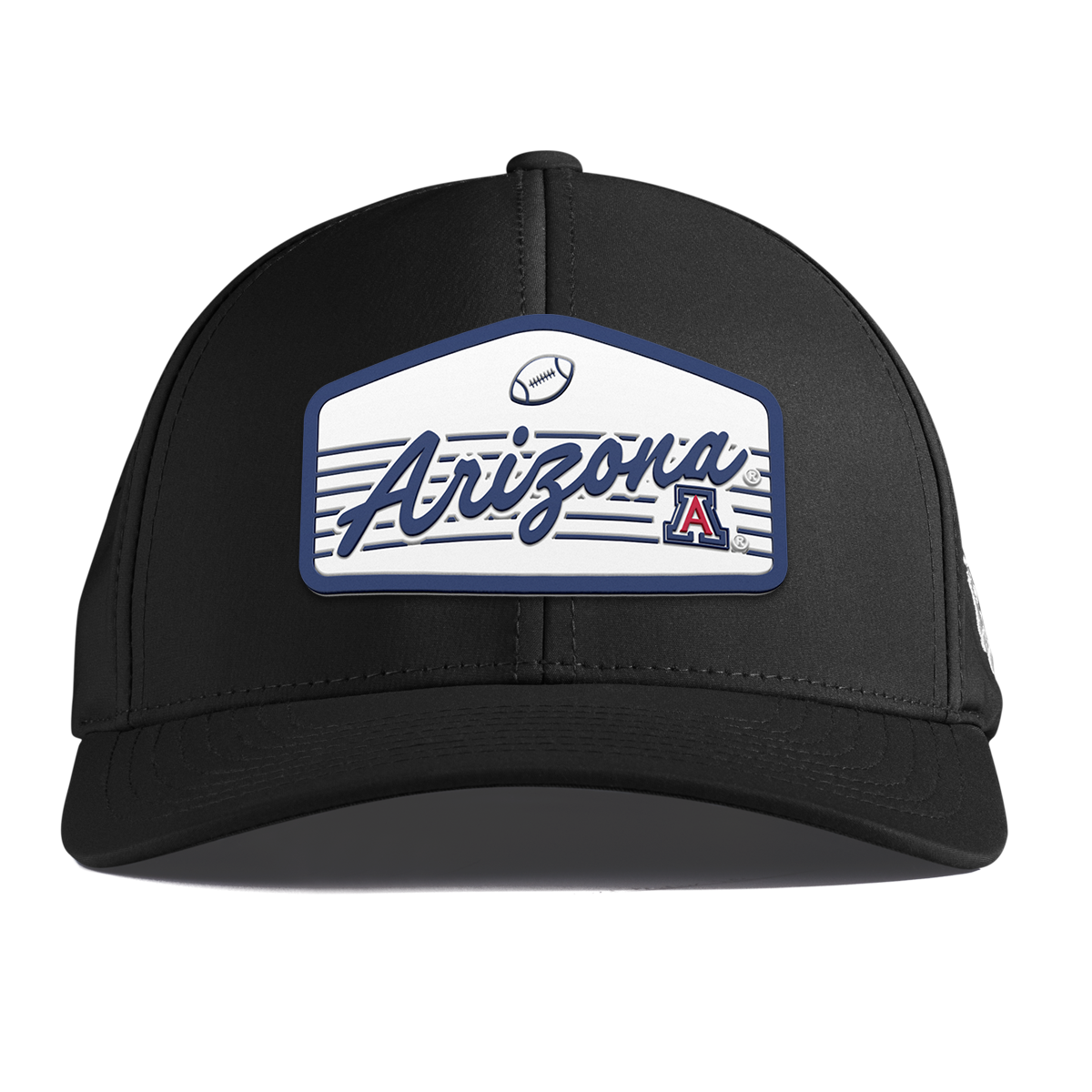University of Arizona "Wildcats Football" Curved Performance Black