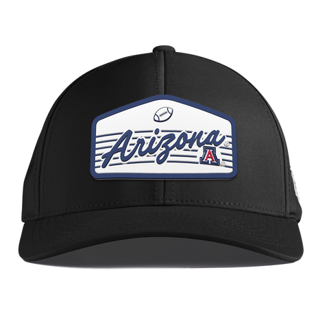 University of Arizona "Wildcats Football" Curved Performance Black