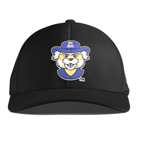 University of Arizona "Wilbur The Wildcat" Curved Performance Black
