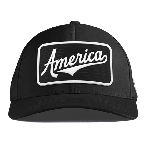 XL Vintage America Badge Curved Performance Black