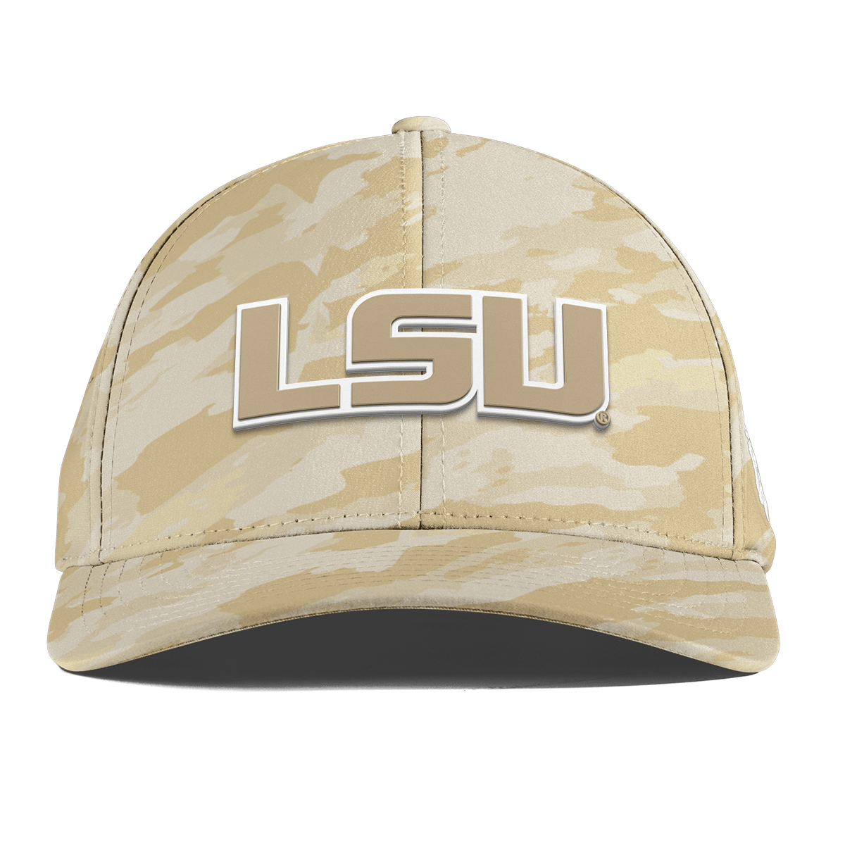Louisiana State University "LSU DC Series" Curved Performance Desert Camo