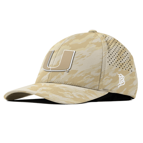 University of Miami "Miami Desert Camo Series" Curved Performance Desert Camo