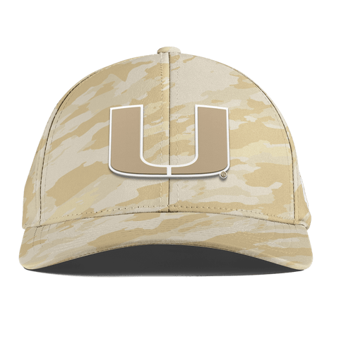 University of Miami "Miami Desert Camo Series" Curved Performance Desert Camo